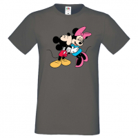Мъжка тениска Mickey & Minnie Подарък,Изненада,Рожден ден, снимка 4 - Тениски - 36575360
