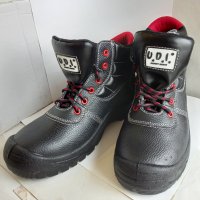 Мъжки работни боти с метално бомбе от естествена кожа, снимка 4 - Ежедневни обувки - 30342127