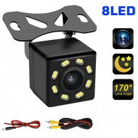 Камера с нощен режим за задно виждане с 8 LED диода, снимка 10 - Аксесоари и консумативи - 30370152