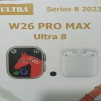 Комплект Smart часовник + TWS слушалки W26 Pro Max ULTRA   , снимка 3 - Мъжки - 42258440