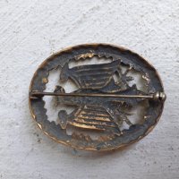 Стара наградна немска военна значка, снимка 3 - Колекции - 34217405