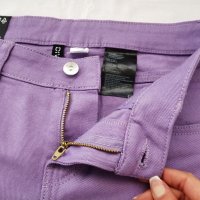 H&M нов дамски панталон с ниска талия и клоширани крачоли в лилав цвят р-р S (EU 38), снимка 10 - Панталони - 44405698