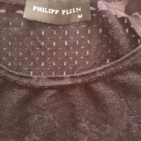 Дантелена блуза Филип Плейн , снимка 3 - Тениски - 37302628