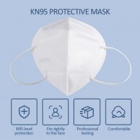 10 бр. KN95 Маски за лице Защитна маска Защитни маски 95% филтрация за замърсяване 10 бр., снимка 7 - Други - 30719772