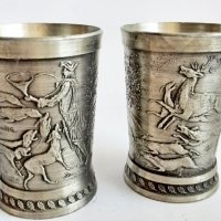 Калаени релефни чаши, снимка 4 - Колекции - 37563135