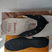 ЕСТЕСТВЕНА КОЖА - оригинални чехли INODEE, номер 43, снимка 6 - Мъжки сандали - 34547178