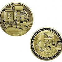 Tezos coin ( XTZ ) - Gold, снимка 1 - Нумизматика и бонистика - 38276955