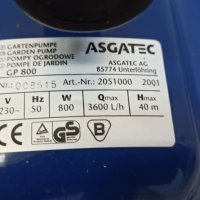 Помпа за вода Asgatec GP 800, снимка 5 - Напояване - 31872497