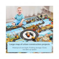 Детска постелка за игра-килим с писта-размери 130х100см - 7 модела - код 3318, снимка 8 - Други - 35411273