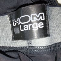HOM large - L- Черен слип от микрофибър с лого, снимка 7 - Бельо - 40224092