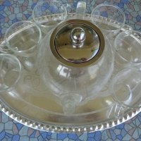 Комплект чайник с цедка и чаши Luigi Ferrero , снимка 1 - Сервизи - 29254619