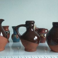 Троянска керамика, сервиз за ракия с 6 чашки и лот съдове. , снимка 13 - Сервизи - 44373216