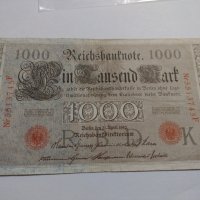 Райх банкнота - Германия - 1000 марки / 1910 година- 17916, снимка 7 - Нумизматика и бонистика - 31029624