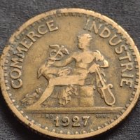 Рядка монета 1 франк 1927г. Франция УНИКАТ за КОЛЕКЦИОНЕРИ 30233, снимка 7 - Нумизматика и бонистика - 42686563