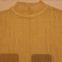 Резедаво полуполо Л размер, снимка 6 - Блузи с дълъг ръкав и пуловери - 11721684