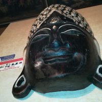ГОЛЯМА маска стенна от дърво Буда декорирана 0311202206, снимка 15 - Колекции - 30664495
