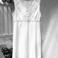 Красива бяла рокля FRANSA, снимка 16 - Рокли - 29559983