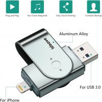 256 GB USB Stick Idoove за iPhone, iPad, Android и компютър, снимка 2 - Аксесоари за Apple - 37251635