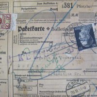1943г. Втора Световна Война- Немски Документ за България, снимка 2 - Други ценни предмети - 42119420