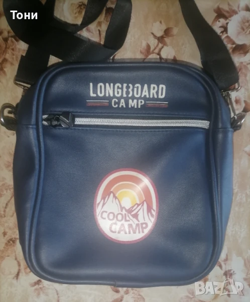 LongBoard Нова Кожена Мъжка Чанта , снимка 1
