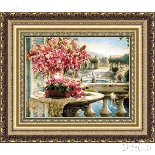 Нов Комплект Гоблен Леврон - Изглед към градината , снимка 1