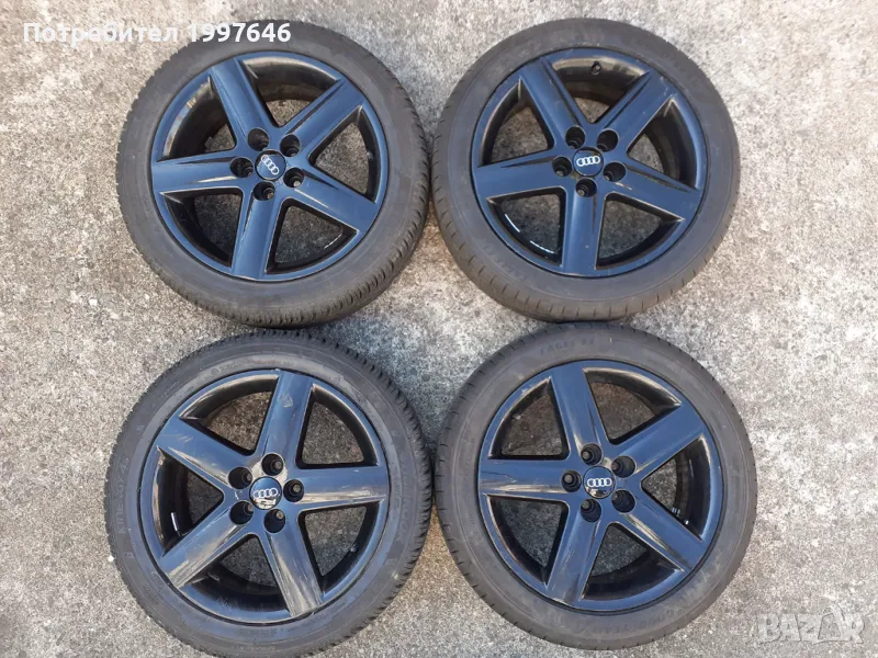 Алуминиеви джанти Ауди/Audi 7Jх17Н2 / ЕТ42,5 / 5х100 / 57,1, снимка 1