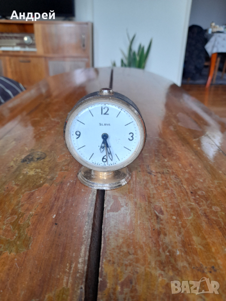 Настолен часовник,будилник СЛАВА,SLAVA #4, снимка 1