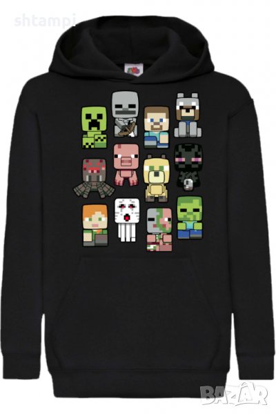 Детски Суитчър/Суитшърт Minecraft Cute Charact Minecraft,Игра,Подарък,Изненада,Забавление,Рожден Ден, снимка 1