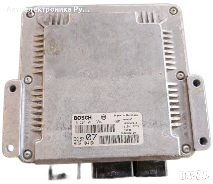 Компютър двигател за CITROEN C5 2.0 HDI BOSCH 0 281 011 394, 96 487 150 80, снимка 1