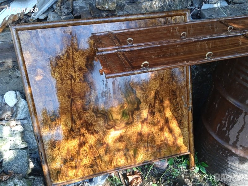 Старинно-1900г метално легло,отлично, снимка 1