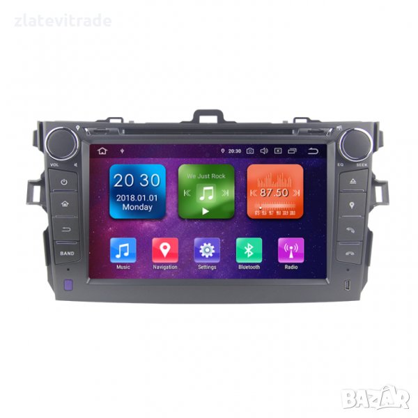 TOYOTA COROLLA E140 2006-2012 - 8'' Навигация Android, 8022, снимка 1