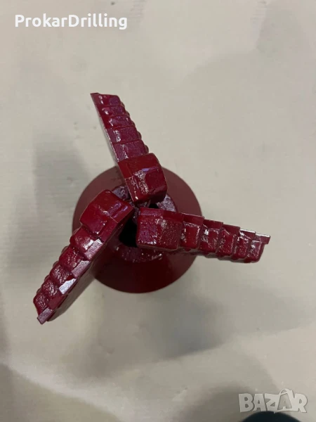 Стъпаловидна сондажна глава 200 мм | Лопатково длето, ролково длето, снимка 1