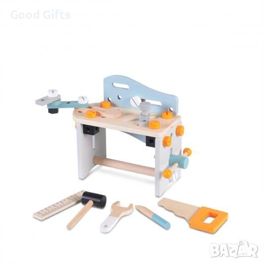 ДЕТСКИ ДЪРВЕН СЕТ С ИНСТРУМЕНТИ, снимка 1