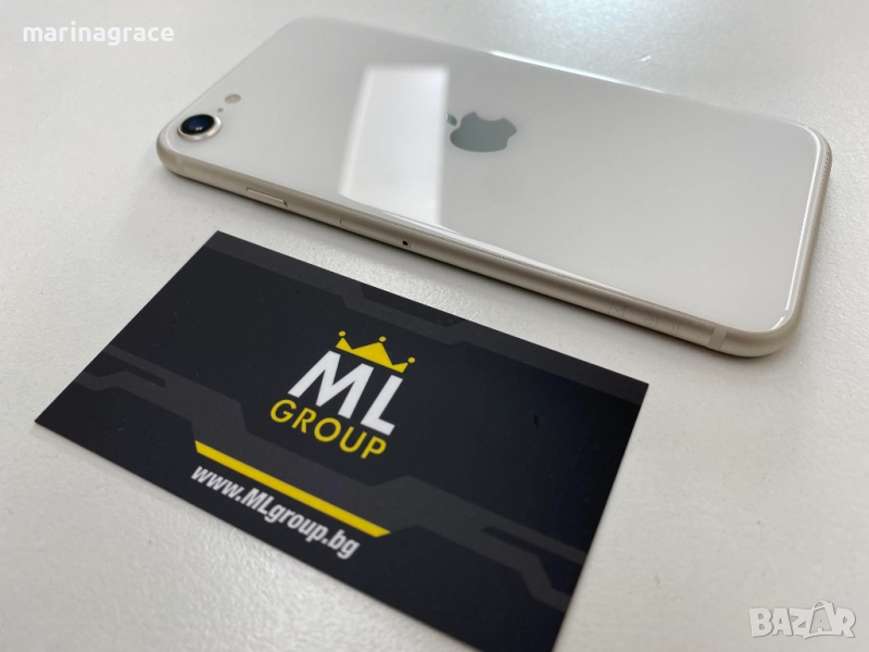 iPhone SE 2022 64GB Starlight, втора употреба, снимка 1