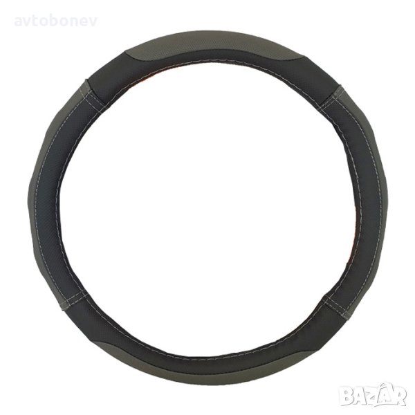 Калъф за волан - 325 -със сиво- М-38см, снимка 1