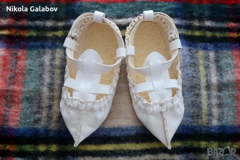 Цървули изработени от естествена кожа , снимка 1