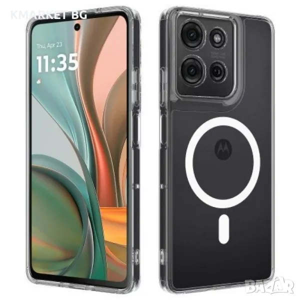 Motorola Moto G75 5G TPU + Acrylic / MagSafe Калъф и Протектор, снимка 1