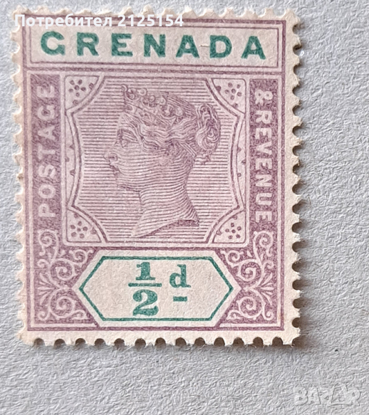 Пощенска марка, о-в Гренада 1895г., снимка 1