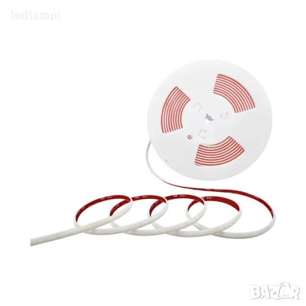 LED лента COB 220V IP65 286LED Неутрално Бяла Светлина 10m/ролка, снимка 1