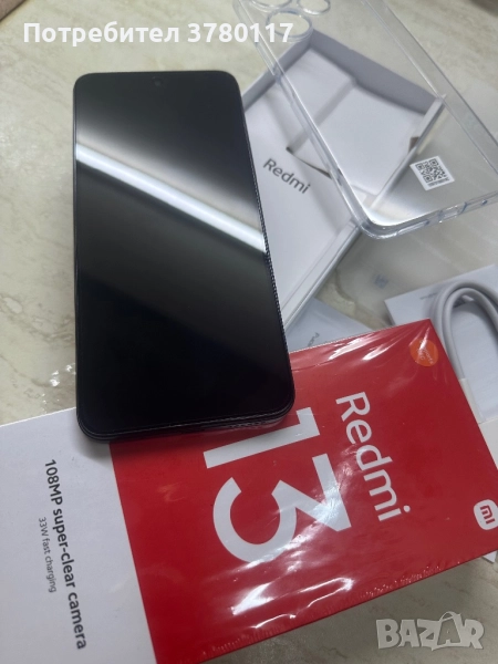 XIAOMI REDMI NOTE 13, 128GB, ЧИСТО НОВ от Yettel, снимка 1