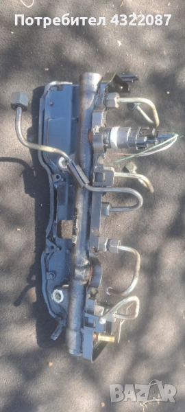 Рейл / Датчик / Маркуч излишно гориво Рено Гранд Сценик / Renault Grand Scenic II 1.9 dci 130к.с., снимка 1