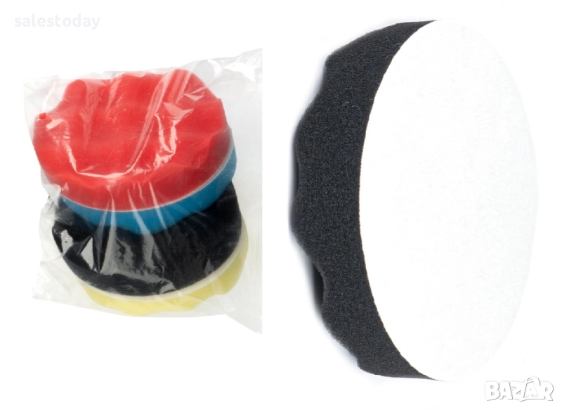 Гъби за полиране 125мм, 4бр, снимка 1