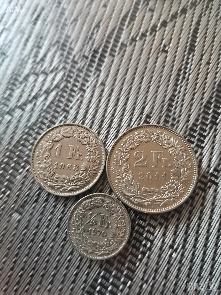 монети Швейцария , снимка 1