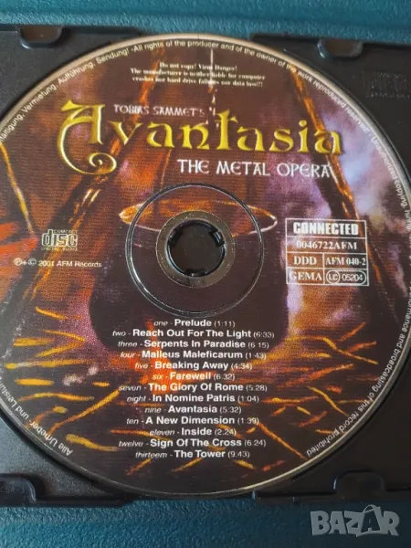 Tobias Sammet's Avantasia – The Metal Opera - матричен диск музика, снимка 1