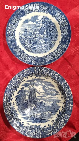 Антикварни, колекционерски порцеланови чиний от Англия , снимка 1