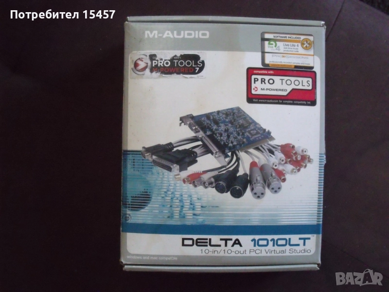 Продавам 8 канална професионална аудио карта, снимка 1