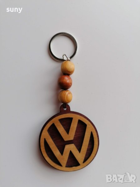 Дървен ключодържател VW, снимка 1