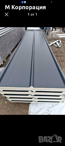 Покривен термопанел Антрацит , снимка 1