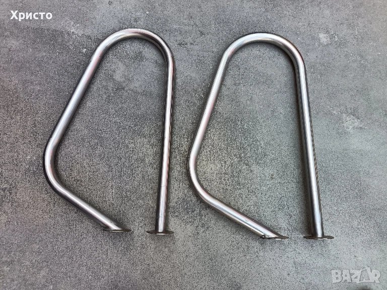 Парапет (перила) за стълба басейн инокс, снимка 1