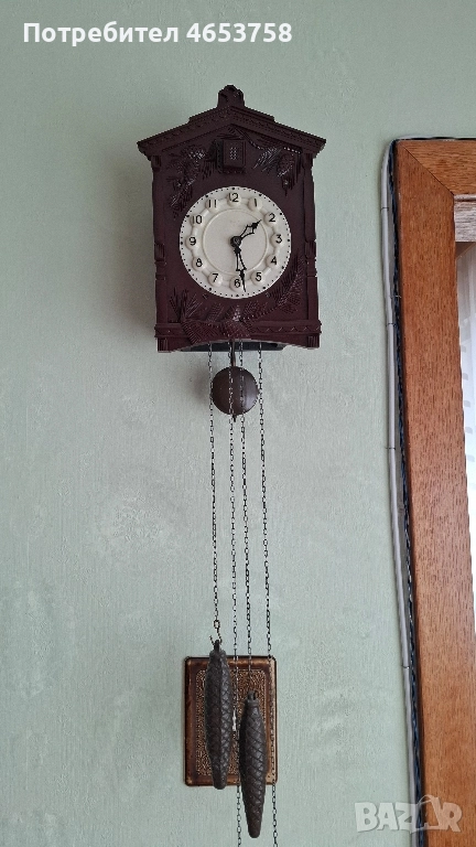 Часовник с кукувица Маяк, снимка 1